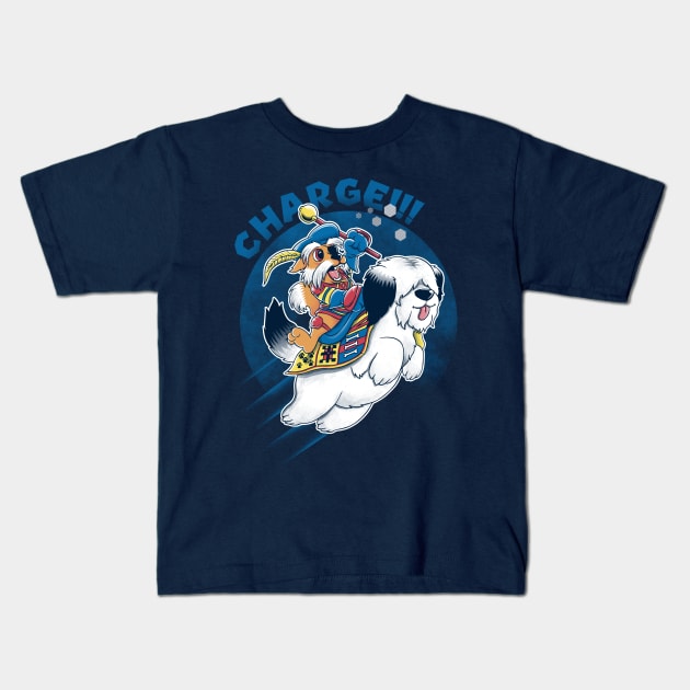 Charge!!! Kids T-Shirt by Andriu